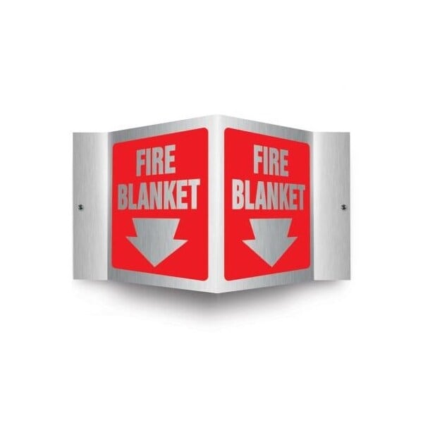 Accuform 8.5 in W x 6 in H, Aluminum PSM306 - main